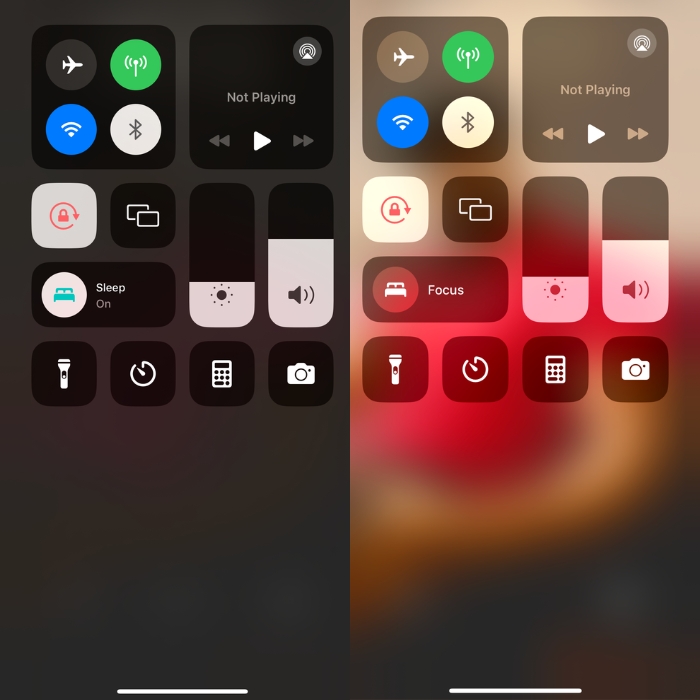iPhone’s Control Center turn off