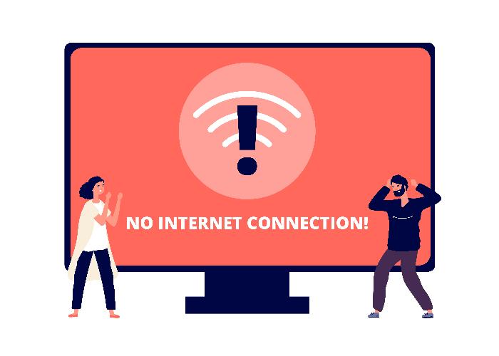 no internet connection