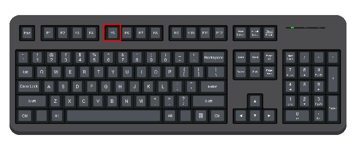 Computer Keyboard Black